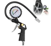 Rakiuty Digitaler Reifenfüller Manometer, Reifendruckmesser Multifunktion, Reifenfüll-Messgerät