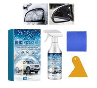 Rakiuty Enteiserspray Auto,Schneeschmelzspray,Enteiserspray Auto Scheibe,Scheibenenteiser Spray,Entfroster Spray Auto,Auto-Windschutzscheiben-Enteisungsspray,60ml