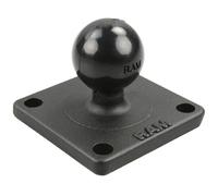 RAM Mounts Basisplatte rechteckig (2 x 2 Zoll), B-Kugel (1 Zoll)