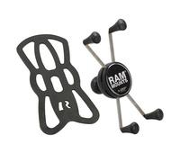 Ram Mounts Motorrad-Navigationsgeräthalterung X-Grip® Universalhalter für Smartphones groß RAM-HOL-UN10BU, Unisex, Multipurpose, Ganzjährig, schwarz