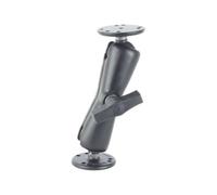 RAM Mounts Aufbau-Set, 2x runde Basisplatte (AMPS), mittlerer Verbindu