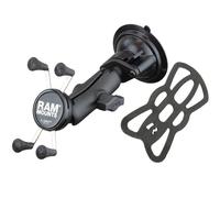 Ram Mounts Suction Mount X-Grip | Temporär mit Kostenlose Geschenkbox i.W.v. 160 €