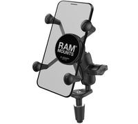 RAM Mounts X-Grip Mobiltelefonhalterung mit Nackenbügel für Motorradlenker