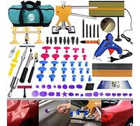 Randalfy DIY Paintless Ausbeulwerkzeug Dent Repair Kit 89er Dellen Reparaturset Dent Puller Gleithammer für Auto Hagelschaden Dent & Ding Remover