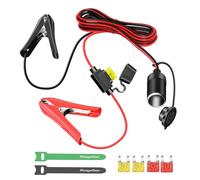 Range Tour Zigarettenanzünder-Stecker, Batterie-Krokodilklemmen, zum Anklemmen an weiblicher Zigarettenanzünderbuchse (85 mm Clip auf weibliches Zigarettenanzünder)