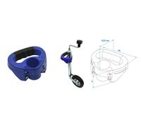 Rangiergriff für Stützrad 48mm rund Handgriff Rangierhilfe f. Anhänger Wohnwagen