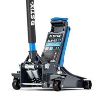 STIX Hydraulischer Wagenheber SLN-02 - Rangierwagenheber 3 Tonnen, 85-430 mm, Doppelpumpe, ideal für Werkstatt und Garage