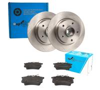 Rap Brakes Bremsenset 274mm Hinten Passend Für Renault Grand Scenic 3 + Scenic 3 Bremsscheibe: A.b.s.: 18160c Abakus: 23104039 Abakus: 231040392 As