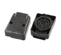 Rasenmäher-Motor-Luftfilter-Set für 47cc 49cc 2-Takt Vergaser, für Mini Pocket Dirt Bikes, ATVs, Minimoto, Kunststoff schwarz, 2 Stück für zuverlässige Filtration und verbesserten Luftstrom