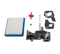 Rasenmäher Vergaser Reparatursatz mit Vergaser 498298 Kompatibel mit BS 5HP Benzinmotoren 135202 Serie, inkl. Luftfilter 491588S, Kraftstofffilter u