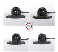 RASTKY 12 V, Passend für Mini-CCD-Coms-Autokamera, Nachtsicht, HD, 360°-Drehung, IP67, Wasserdicht für die Ansicht von Hinten und Vorne, Geeignet für Alle Autos, LKWs, Wohnmobile (Wie Gezeigt)