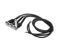 RASTKY Wasserdichter Lenkerschalter, LED-Motorradschalter für Skull Refit, Breite Verwendung für Notblinker, Metallmaterial