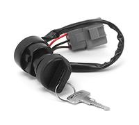 RASTKY Zündschloss-Ersatz für ATV BIG400 YFM400 4x4, 3-Draht-Zündschlüssel mit 2 Schlüsseln und Einfach zu Installierendes Zubehör