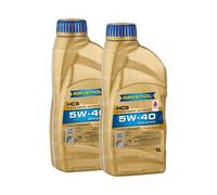 RAVENOL HCS SAE 5W-40 Motoröl 2 Liter (2x1L) Synthetisch Clean Synto®
