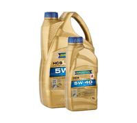 RAVENOL HCS SAE 5W-40 Motoröl 6 Liter (5L+1L) Synthetisch BMW Fiat Opel/GM Porsc