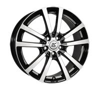 RC-DESIGN RC25T schwarz glanz voll-poliert (sgvp) 7.0Jx17 5x108 ET46