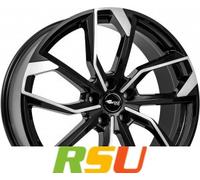RC-Design RC-Design RC34 schwarz front-poliert 7.5x17 ET41 - LK5/112 ML57.1 Alufelge schwarz