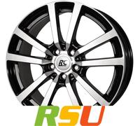 RC-Design RC25T schwarz front-poliert 7x17" ET51 LK5 112 ML 66.6 Alufelgen 17...