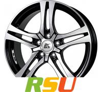 RC-Design RC26 schwarz front-poliert 7.5x18" ET42 LK5 110 ML 65.1 Alufelgen 1...