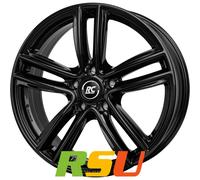 RC-Design RC27 schwarz lackiert 6.5x16" ET40 LK5 100 ML 57.1 Alufelgen 16 Zoll