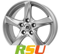 RC-Design RC30 kristallsilber lackiert 6.5x16" ET45 LK5 108 ML 63.4 Alufelgen...