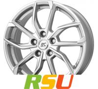 RC-Design RC34 kristallsilber 7x17" ET53 LK5 114.3 ML 67.1 Alufelgen 17 Zoll