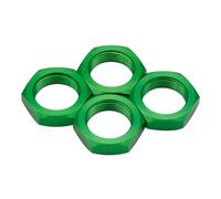 Rc Reparatur Teile Für HPI Für Rofun Für BAHA Für Rovan Für KM 1/5 RC Auto Teile CNC Metall Rad Mutter Kit 24mm Hex Hub(Green)