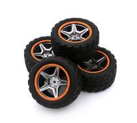 Rc Reparatur Teile Für WLtoys RC104009-1968 12402-A 12409 RC Auto Upgrades Teile Reifen Vorne Hinten Radnabe Set(4 pcs)
