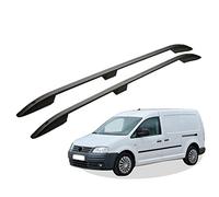 RC Royal Class Dachreling aus Aluminium eloxiert passend für VW Caddy 2 Maxi Baujahr ab 2003 bis 2008 passgenau in Schwarz mit Allgemeiner Betriebserlaubnis (ABE)