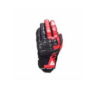 Dainese Reacto Carbon Short Motorradhandschuhe Schwarz / Lava-Rot M