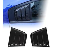 Rear Side Window Blinds Quarter Louver Cover Carbon fiber for Dodge Charger 11+