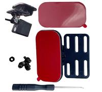 Rear Window Camera Mount, Car Dash Cam Bracket, 12cm Rear Camera Holder with Adjustable Clip, Aluminum Mounting Bracket with Secure Grip, Minivan SUV Backup Parking Use