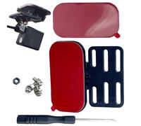 Rear Window Camera Mount, Car Dash Cam Bracket, 12cm Rear Camera Holder with Adjustable Clip, Aluminum Mounting Bracket with Secure Grip, Minivan SUV Backup Parking Use