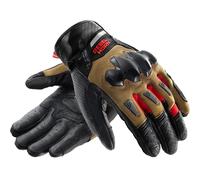 Rebelhorn Defender Motorradhandschuhe, sand-schwarz-rot 3XL
