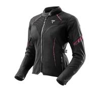 Damen-Motorradjacke Rebelhorn Jax schwarz-rosa 6XL