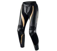 Damen Rebelhorn Rebel Gold und Schwarz Motorradhosen 36