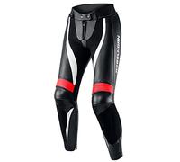 Women's Rebelhorn Rebel Weiß-Rot-Schwarz Motorradhose 42