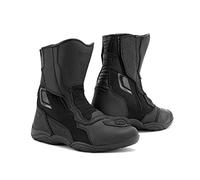 REBELHORN Scout Air Motorradstiefel Herren und Damen | PU Leder | Mesh Einsätze | Zwei Lange Reißverschlüsse | Verstärkte Zehen, Fersen und Knöchel | Doppel und Dreifachnähte