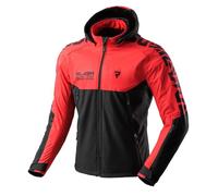 Rebelhorn Slash Motorrad-Softshelljacke schwarz-rot 2XL