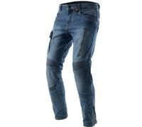 Rebelhorn Vandal Mono Motorrad Jeans, blau verwaschen, Größe 34/34