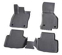 Recambo 3D Gummi Fußmatten kompatibel für Skoda Octavia III | Typ 5E | ab 2012> | Auto Gummimatten | Passgenau | mit Rand | schwarz