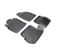 RECAMBO 3D Gummimatten Set passend für Ford Fiesta | JH JD | BJ 2002-2008 - passgenaue Auto Fußmatten mit hohem 3D-Rand | rutschfest | geruchsarm | formstabil | leicht zu reinigen
