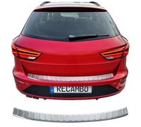 Edelstahl Ladekantenschutz Matt passend für Seat Leon ST Kombi ab 2013