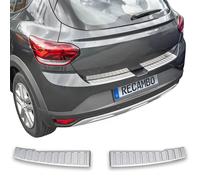 Ladekantenschutz Edelstahl matt passend für Dacia Sandero III | DJF | BJ ab 2021