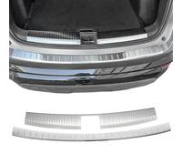 RECAMBO Edelstahl Ladekantenschutz - passend für Renault Austral | BJ ab 2022 2-teiliges Set in gebürsteter Optik für Stoßstange innen & außen mit strukturierter Oberfläche & Klebemontage