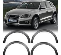 RECAMBO Radlaufverbreiterung Kotflügelverbreiterung passend für Audi Q5 | 8R | BJ 2008-2017 4-teiliges Set ABS - Radlaufleisten vorne hinten schwarz matt Karosserie Ersatzteil