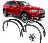 RECAMBO Radlaufverbreiterung Kotflügelverbreiterung passend für BMW X5 M | F15 | BJ 2013-2018 4-teiliges Set ABS - Radlaufleisten vorne hinten schwarz matt Karosserie Ersatzteil
