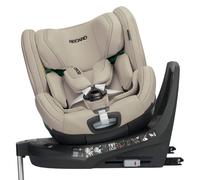 Recaro Reboarder-Kindersitz Xenon 1 Kid drehbar ab 3 Monate - 7 Jahre (61 cm - 125 cm) mit Sitzverkleinerer inkl. Isofix-Basis mit Stützfuß - Elegant Beige