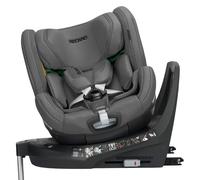 Recaro Reboarder-Kindersitz Xenon 1 Kid drehbar ab 3 Monate - 7 Jahre (61 cm - 125 cm) mit Sitzverkleinerer inkl. Isofix-Basis mit Stützfuß - Gallant Grey
