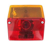 Rechte Rückleuchte mit Blinker, Bajonett und Glühbirnen im Set für Trailer, Wohnwagen, Anhänger, LKW